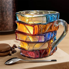 Unique 3D Happiness Mug for Reading Enthusiasts