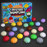 2026 Mystery Dumpling Squishy Blind Box Countdown Calendar, 24 Kawaii Surprise Fidget Toys