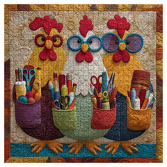 Sewing Chicken Jigsaw Puzzle 1000 Pieces