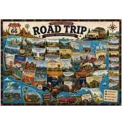 American Road Trip Jigsaw Puzzle 1000 Piece