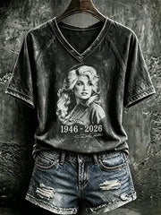 Women's Rip Dolly Parton Printed T-shirt
