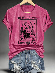Women's Queen of Hearts Shirt Country Music Graphic Tee