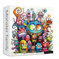 Monster Family Jigsaw Puzzle 1000 Pieces