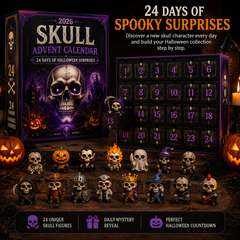💀 Skull Advent Calendar 2026-24 Days Of Halloween Surprises