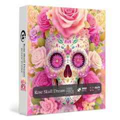Rose Skull Dream Jigsaw Puzzle 1000 Pieces