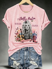 Women's Vintage Country Music Tribute Parton Tour T-Shirt