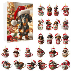 🎅2025 Christmas Dachshund Advent Calendar🎁