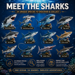 🔥50% Off Today Only-🦈 2026 Shark World Advent Calendar