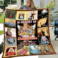 Limited Edition_In memory of Dolly Parton 1946-2026🕊️ - Sherpa Fleece Blanket