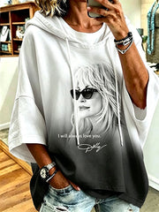 Women's Casual Printed Loose Sweatshirt