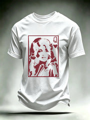 Men's Queen of Hearts Shirt Country Music Graphic Tee