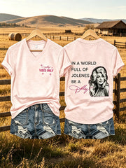 Women's Rip Dolly Parton Printed T-shirt