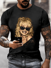 Men's Forever Our Queen of Country Print Short-Sleeve T-Shirt