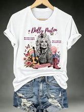 Women's Vintage Country Music Tribute Parton Tour T-Shirt