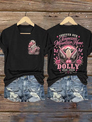 Women's Country Music Legend Tribute Print T-shirt