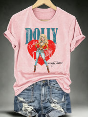 Women's Vintage Country Music Tribute Parton Tour T-Shirt