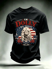 Men's Vintage Country Music Tribute Parton Tour T-Shirt