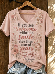 Women's Dolly Parton Tribute Print T‐Shirt