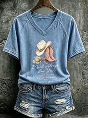 Women's Rip Dolly Parton Printed T-shirt