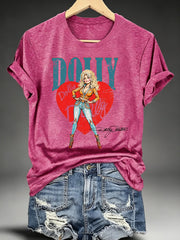 Women's Vintage Country Music Tribute Parton Tour T-Shirt