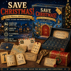 ⏳ Last Day 50% OFF – 🎁✨24-Day Mystery Adventure Advent Calendar Collection | 24 Clues, Hands-On Puzzles & One Final Reveal