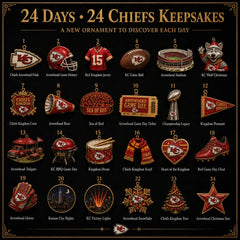🎄 Chiefs Kingdom Football Christmas Advent Calendar