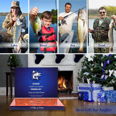 Fishing Lures Advent Calendar - 24-Day Christmas Countdown Set