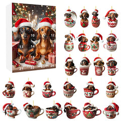 🎅2025 Christmas Dachshund Advent Calendar🎁