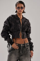 ARIANA SCRUNCH BOMBER
