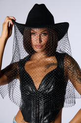 I SEE WHAT I NEED COWBOY HAT