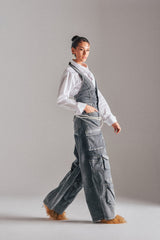 MELINDA VELVET JUMPSUIT