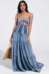JUMPIN AROUND DENIM JUMPSUIT