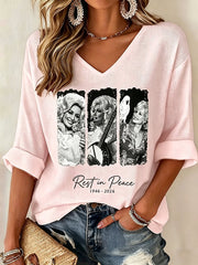 Women's Casual Print Short-Sleeve T-Shirt