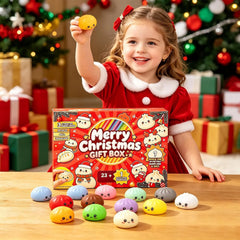 2026 Christmas Mini Dumpling Squishy Advent Calendar - 24 Days
