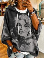Women's Vintage-Style Singer Tribute Graphic Top