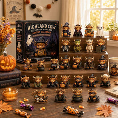 2026 Highland Cow Halloween Advent Calendar - 24-Day Countdown