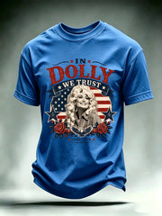 Men's Vintage Country Music Tribute Parton Tour T-Shirt