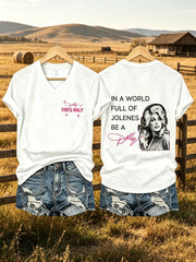 Women's Rip Dolly Parton Printed T-shirt