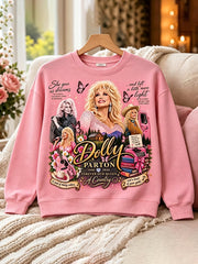 Women's Forever Our Queen of Country Print Casual Sweatshirt