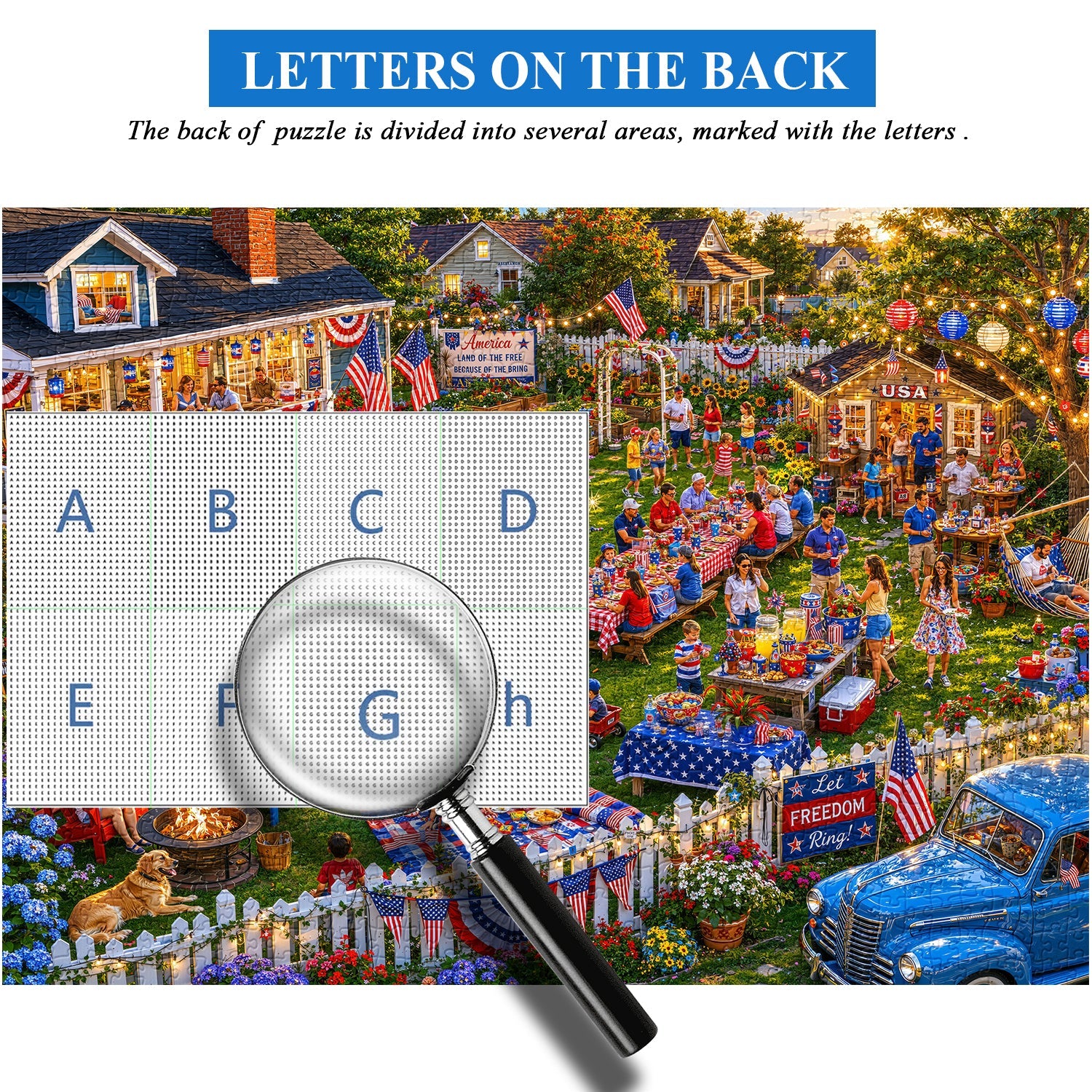 Land of the Free BBQ Jigsaw Puzzle 1000 Pieces