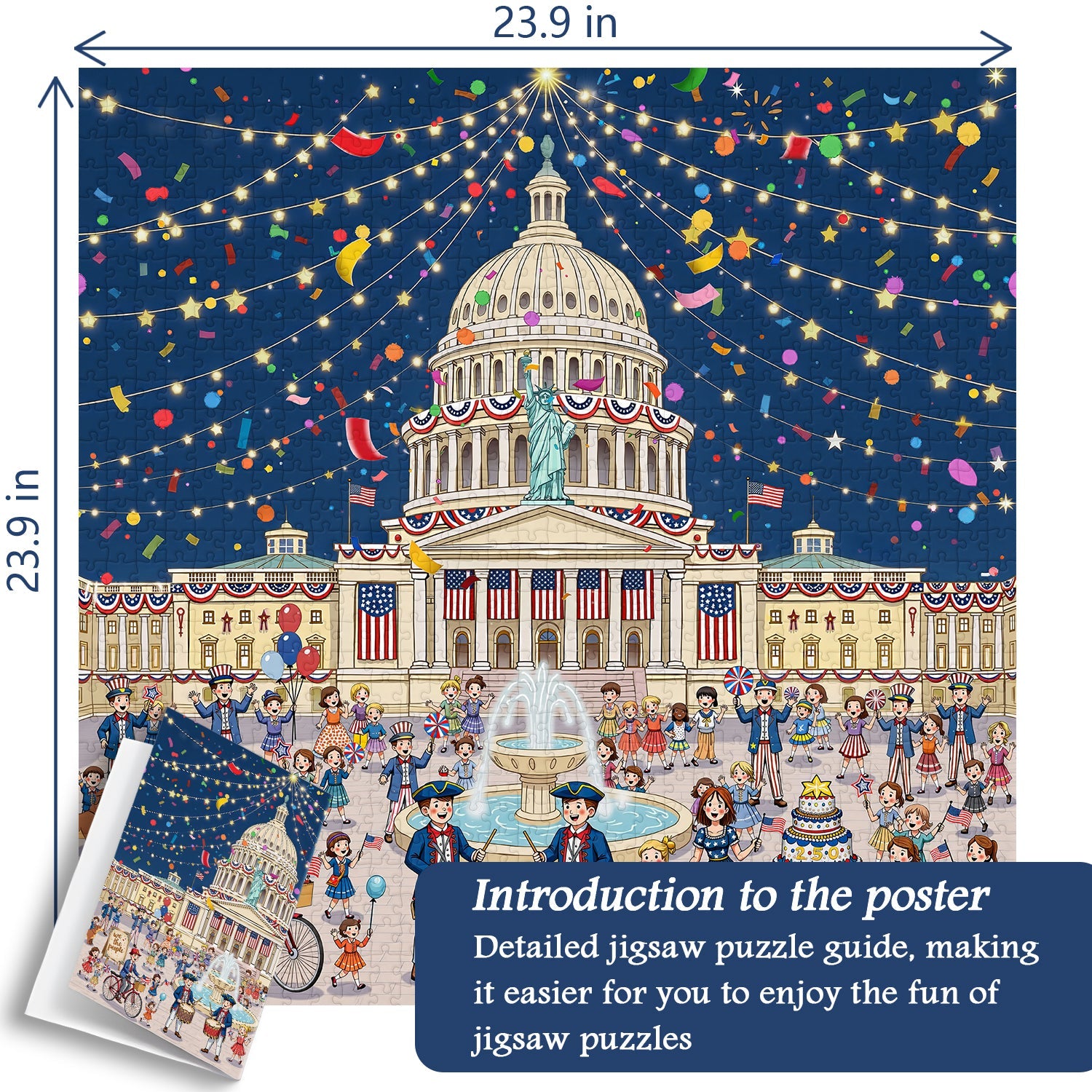 Fireworks & Freedom Jigsaw Puzzle 1000 Pieces