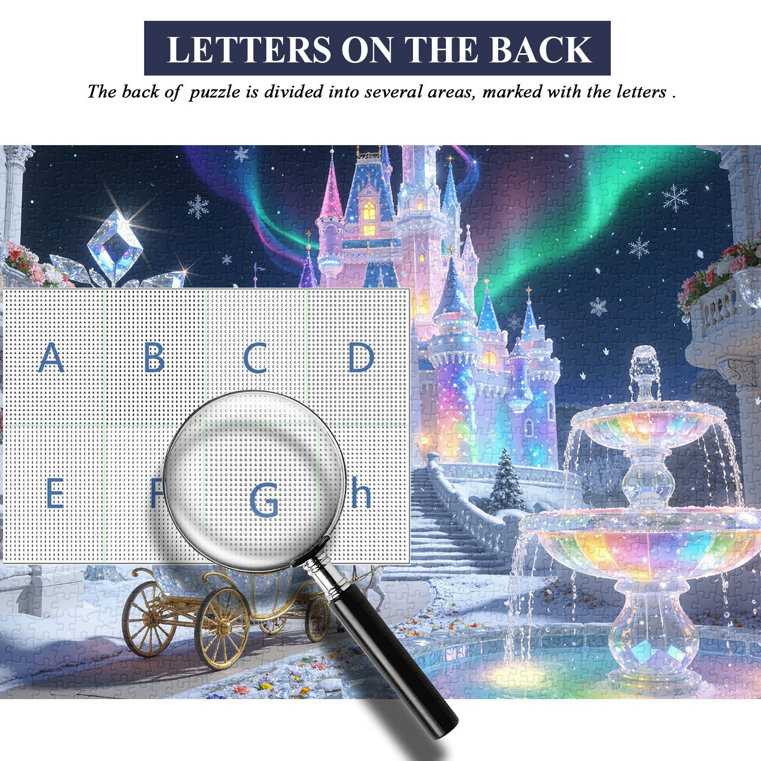 Aurora Crystal Castle Jigsaw Puzzle 1000 Pieces