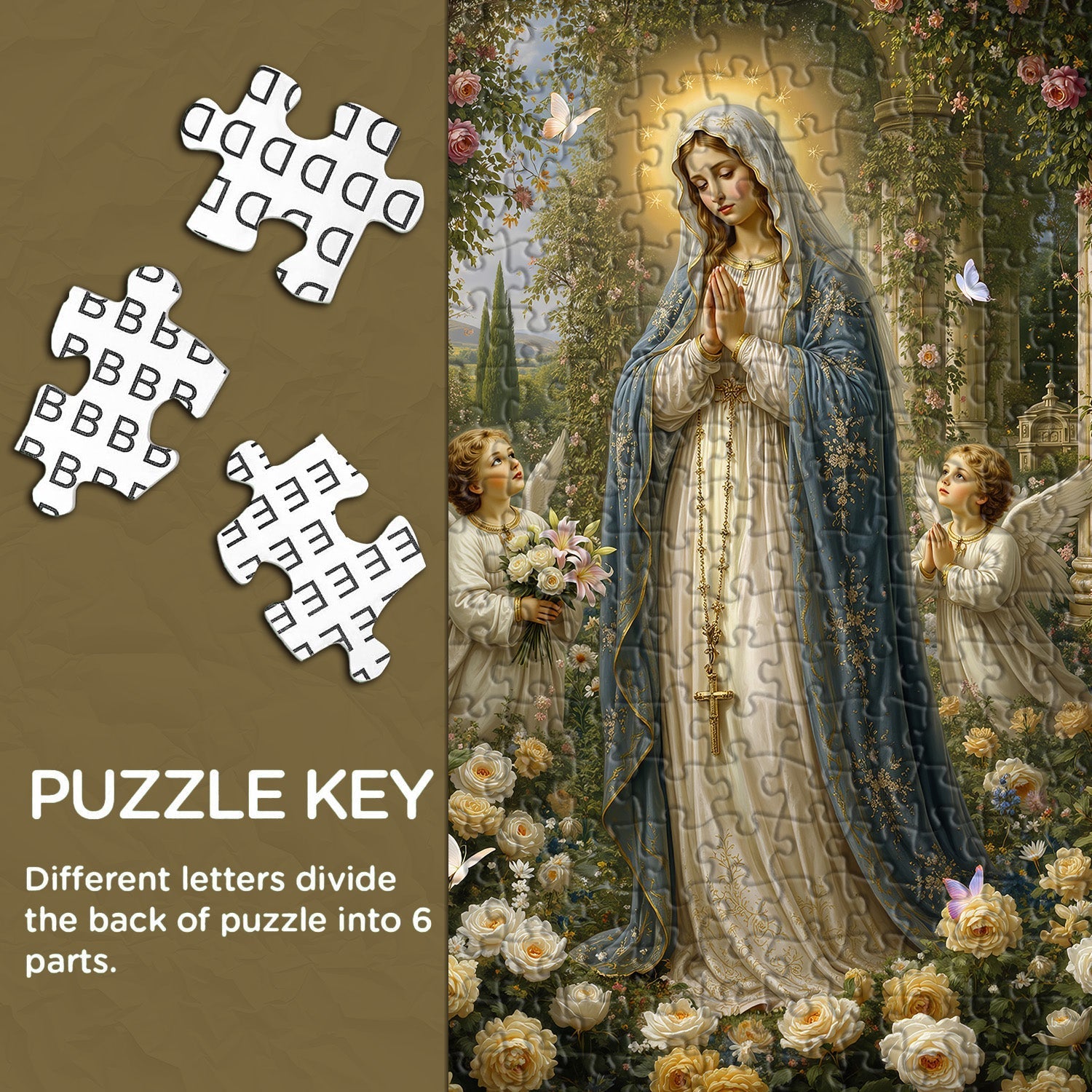 Garden Madonna Jigsaw Puzzle 1000 Piece