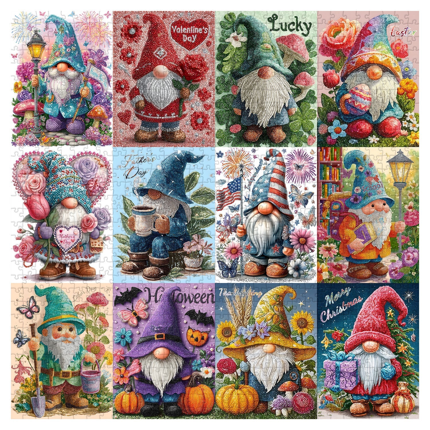 The Festival Gnomes Jigsaw Puzzle 1000 Pieces