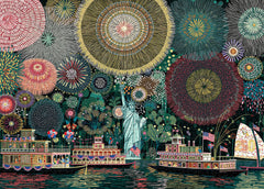 Fireworks Over Freedom Jigsaw Puzzle 1000 Pieces