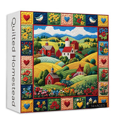 Quilted Homestead Jigsaw Puzzle 1000 Pieces