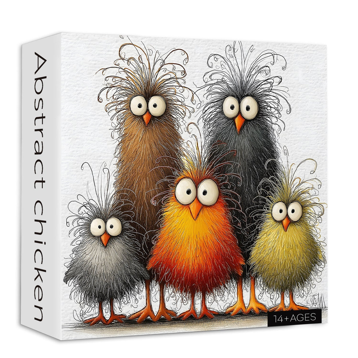 Abstract Chicken Jigsaw Puzzle 1000 Pieces