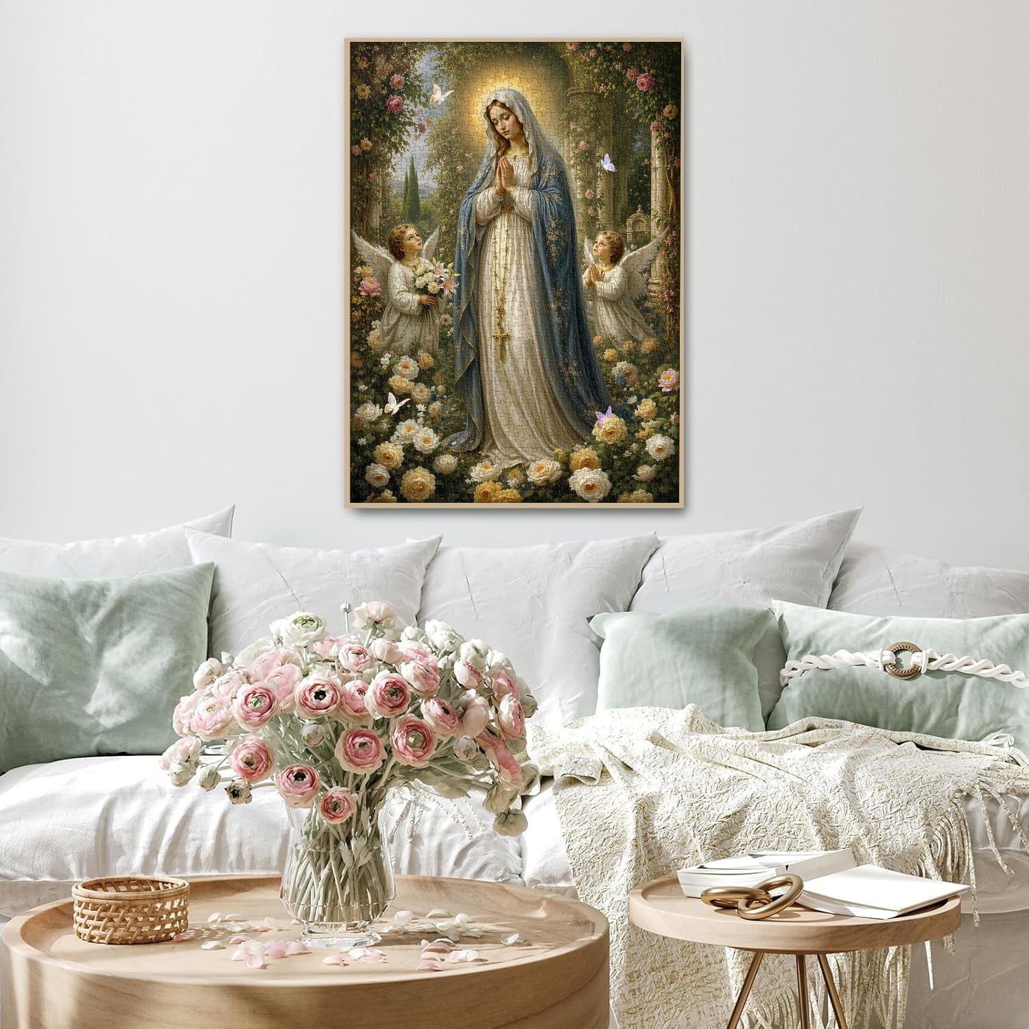 Garden Madonna Jigsaw Puzzle 1000 Piece