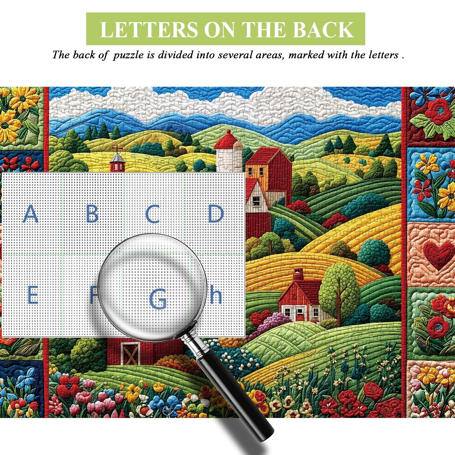 Quilted Homestead Jigsaw Puzzle 1000 Pieces
