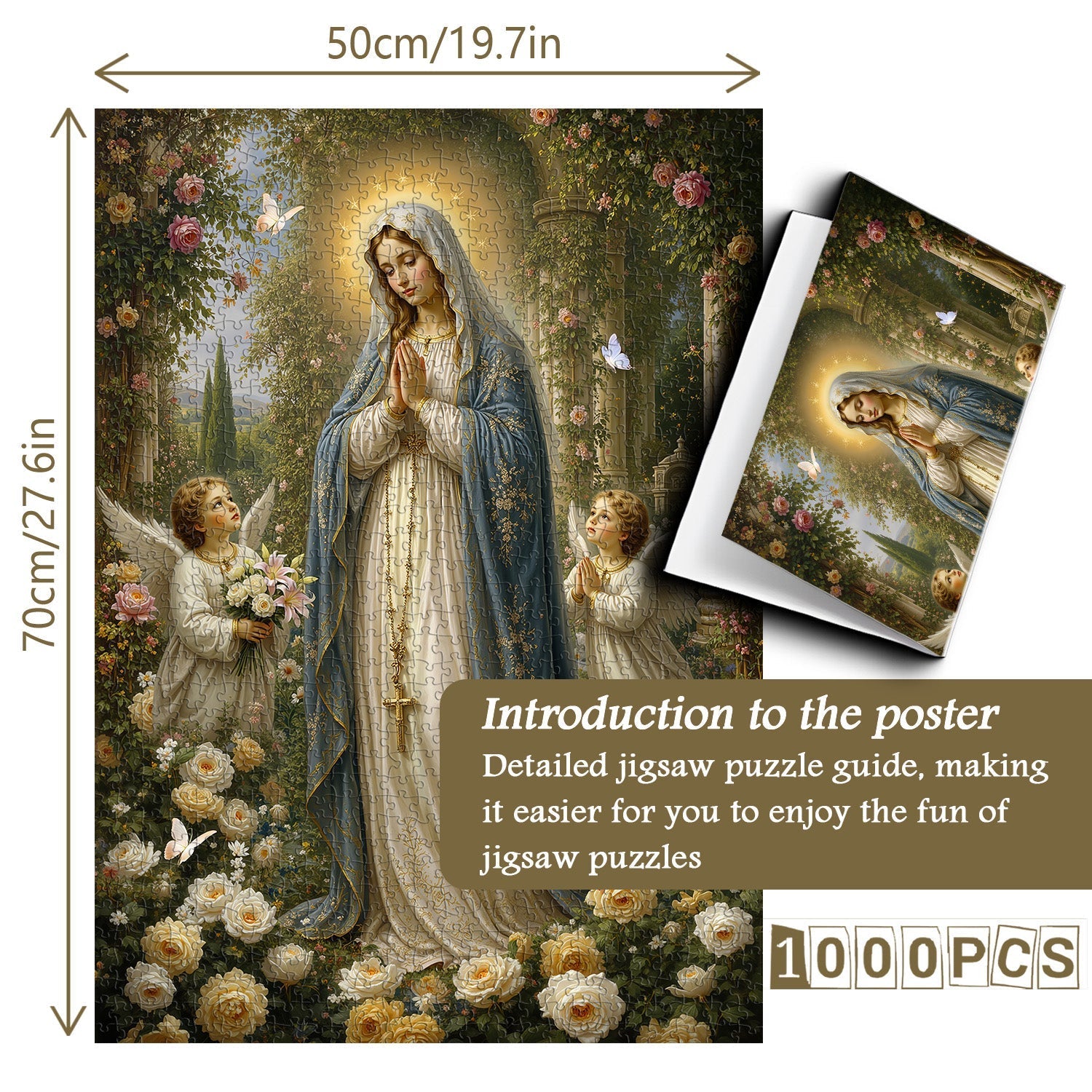Garden Madonna Jigsaw Puzzle 1000 Piece